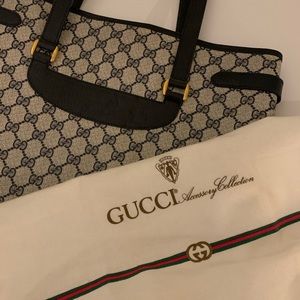 Rare Gucci Accessories Collection Monogram Tote